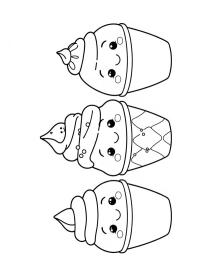 3 helados kawaii