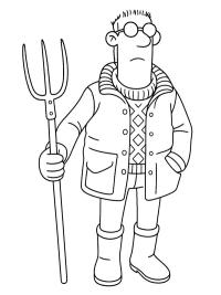 El granjero (La oveja Shaun)