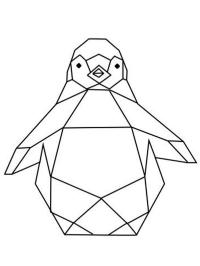 Pingüino geométrico