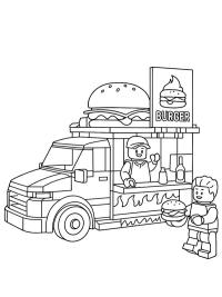 LEGO camión Hamburguesería