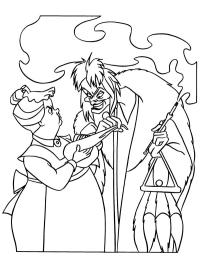 Niñera y Cruella de Vil
