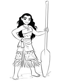 la princesa Moana (Vaiana)