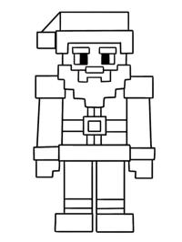 Papá Noel Minecraft