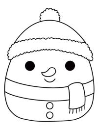 Muñeco de nieve Squishmallows