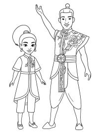 Joven Raya y jefe Benja