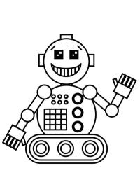 Robot saludando