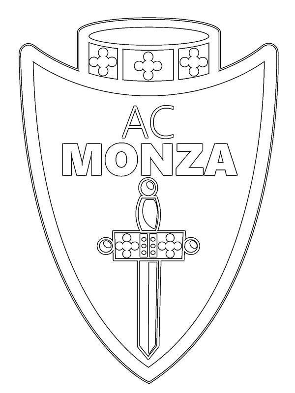 Dibujo de AC Monza para Colorear