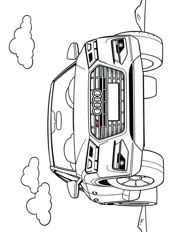 Dibujo de Audi Q5 para Colorear