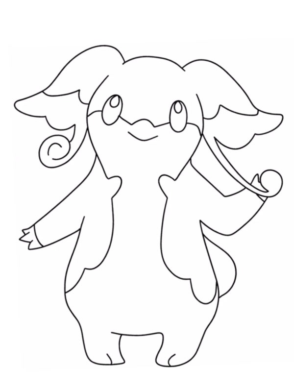 Dibujo de Audino (Pokémon) para Colorear