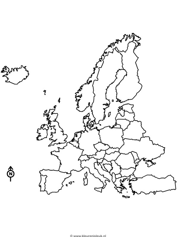 Dibujos Para Colorear Mapa De Europa Dibujosparaimprimir Es