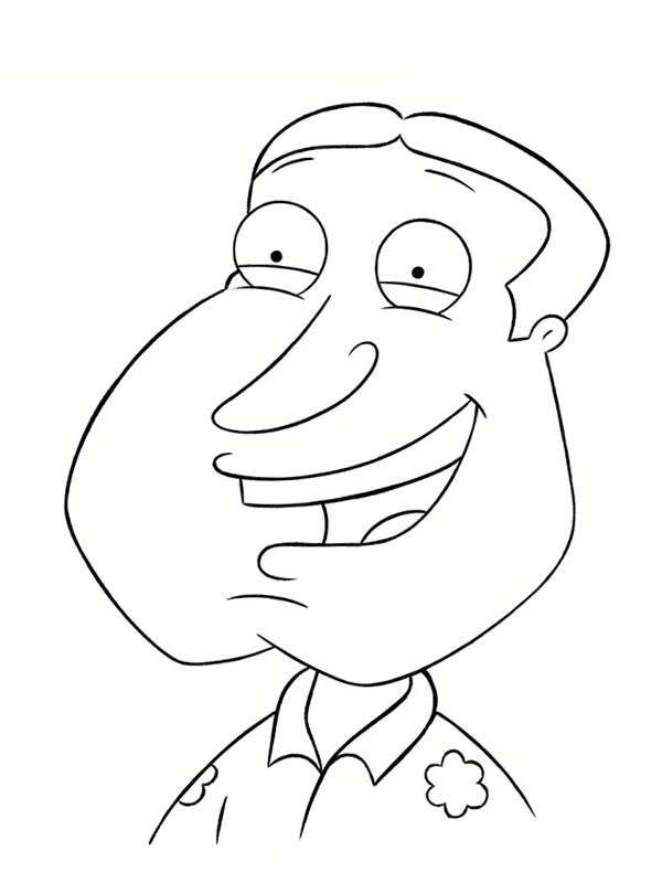 Dibujo de Glenn Quagmire para Colorear