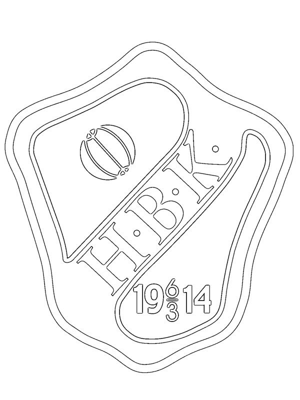 Dibujo de Halmstads BK para Colorear