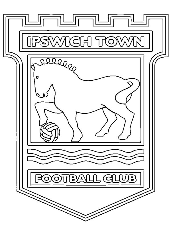 Dibujo de Ipswich Town FC para Colorear