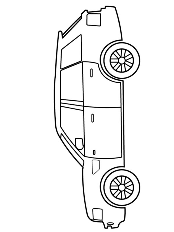 Dibujo de Land Rover Range Rover Sport (2005) para Colorear