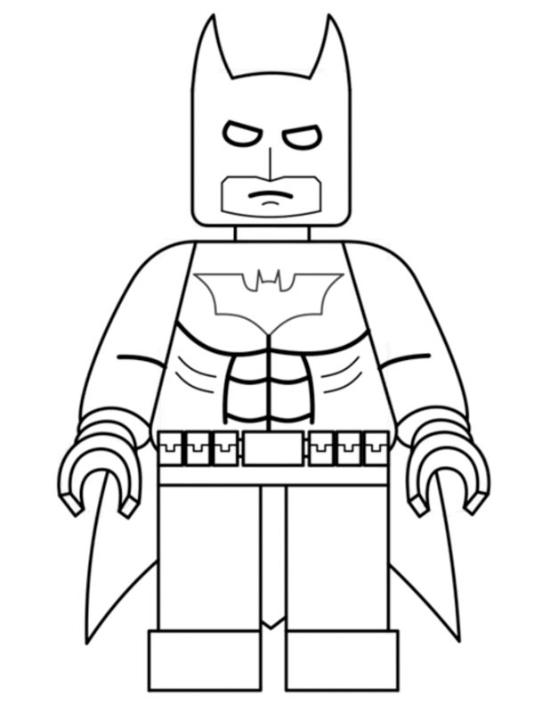 Dibujo de LEGO Batman para Colorear