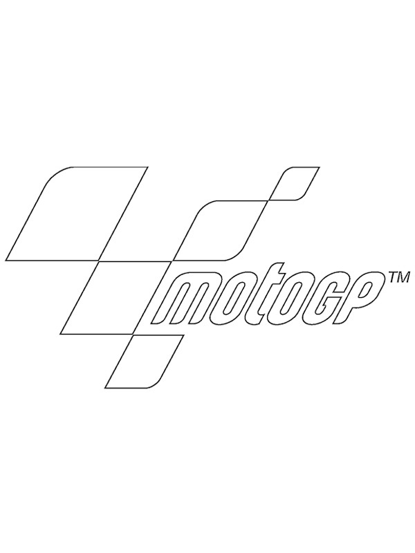 Dibujo de Logotipo de MotoGP para Colorear