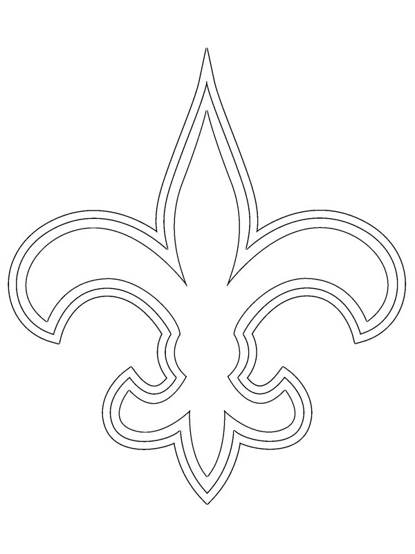 Dibujo de New Orleans Saints para Colorear