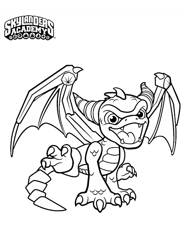 Dibujo de Skylanders Spyro para Colorear