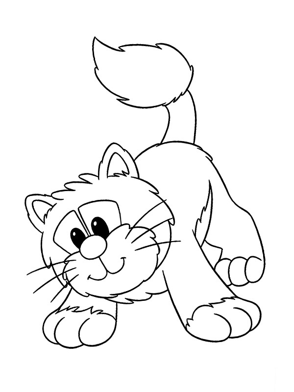 Dibujo de El gato Smoes para Colorear