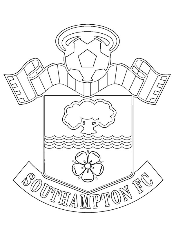 Dibujo de Southampton FC para Colorear