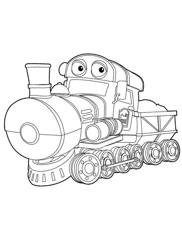 Dibujo de Tren Tilly para Colorear