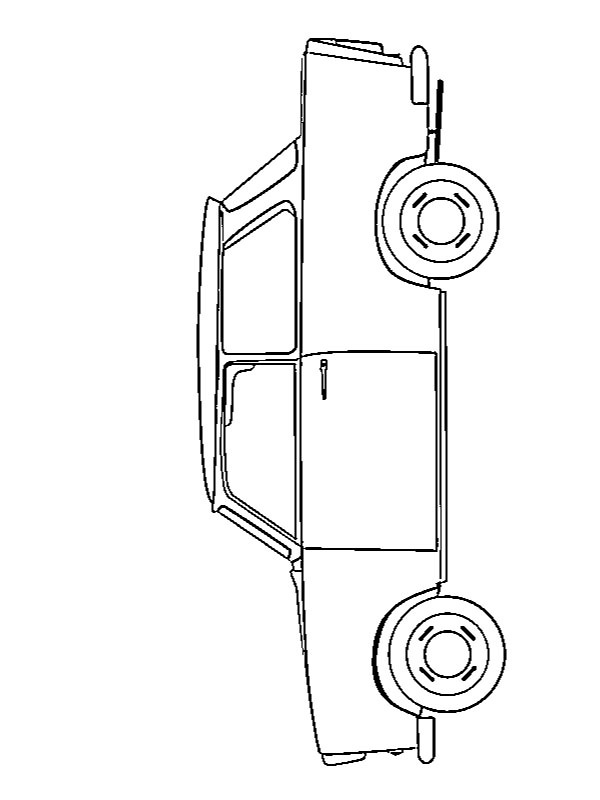 Dibujo de Trabant para Colorear