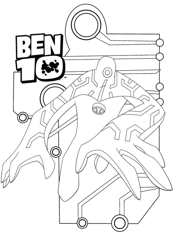 Dibujo de Upgrade Ben10 para Colorear