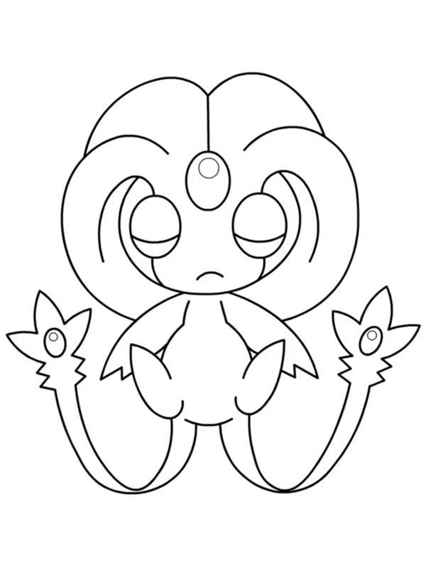 Dibujo de Uxie Pokemon para Colorear