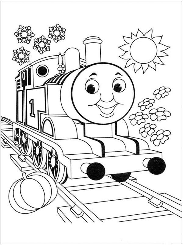 Dibujo de Thomas el tren alegre para Colorear