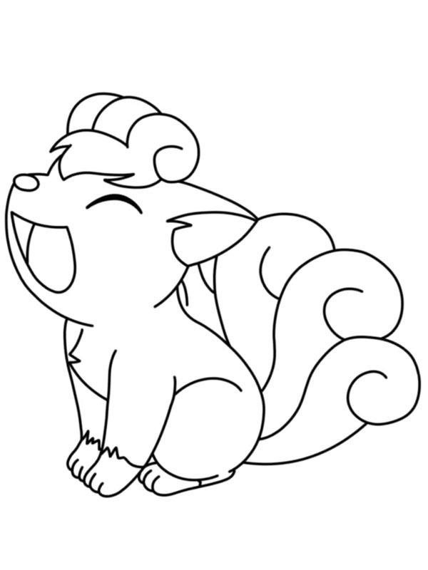 Dibujo de Vulpix (Pokémon) para Colorear