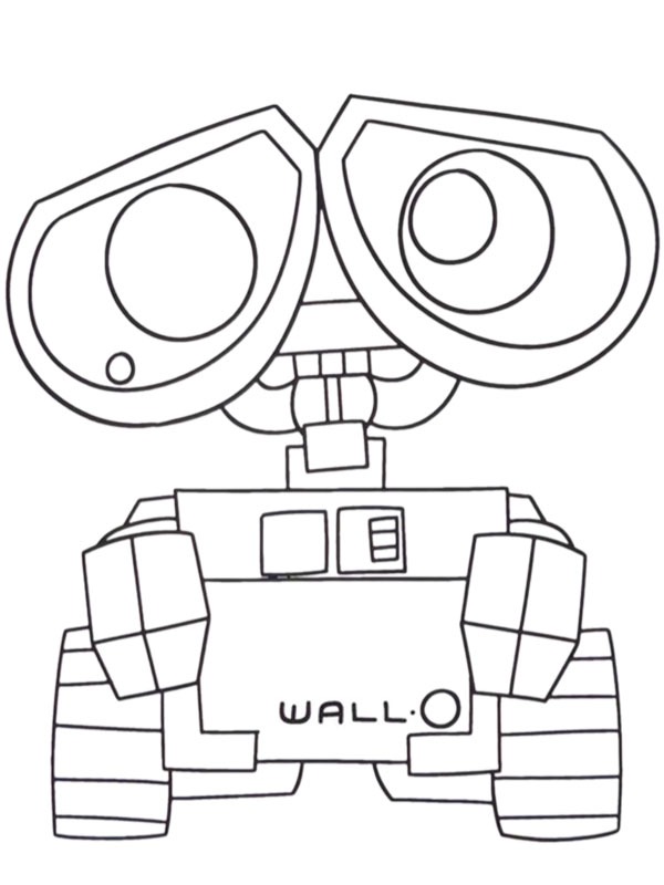 Dibujo de WALL·E para Colorear